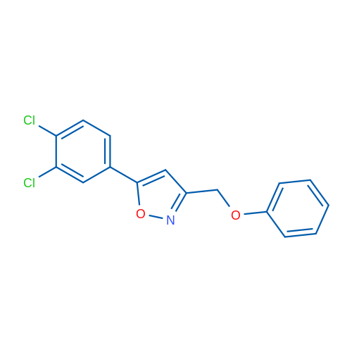 5-(3,4-Dichlorophenyl)-3-(phenoxymethyl)-1,2-oxazole 1g
