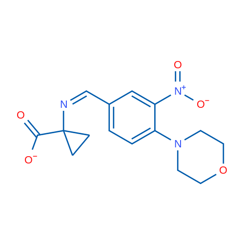 (Z)-{[4-(morpholin-4-yl)-3-nitrophenyl]methylidene}amino cyclopropanecarboxylate 1g
