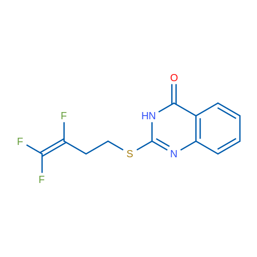 2-[(3,4,4-Trifluorobut-3-en-1-yl)sulfanyl]-3,4-dihydroquinazolin-4-one 1g