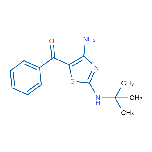 5-Benzoyl-N2-tert-butyl-1,3-thiazole-2,4-diamine 1g