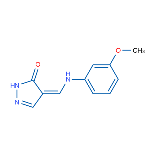 4-{[(3-methoxyphenyl)amino]methylidene}-4,5-dihydro-1H-pyrazol-5-one 1g
