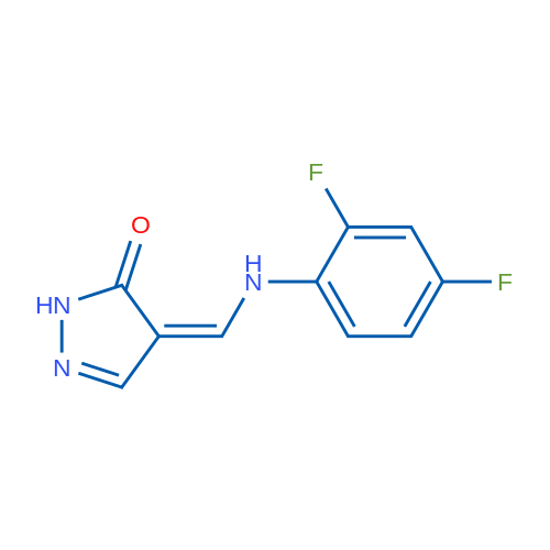 4-{[(2,4-difluorophenyl)amino]methylidene}-4,5-dihydro-1H-pyrazol-5-one 1g