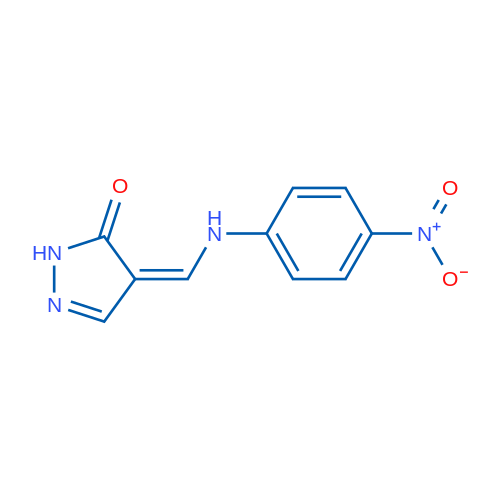 4-{[(4-nitrophenyl)amino]methylidene}-4,5-dihydro-1H-pyrazol-5-one 1g