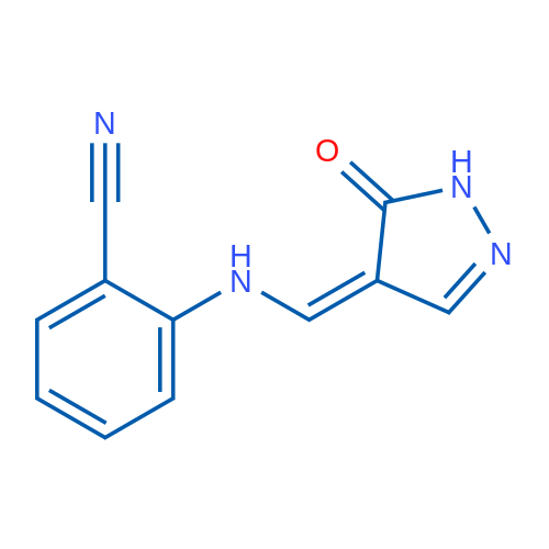 2-{[(5-oxo-4,5-dihydro-1H-pyrazol-4-ylidene)methyl]amino}benzonitrile 1g