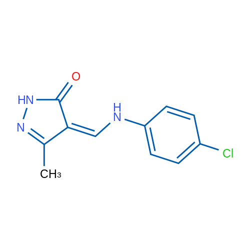 4-{[(4-chlorophenyl)amino]methylidene}-3-methyl-4,5-dihydro-1H-pyrazol-5-one 1g