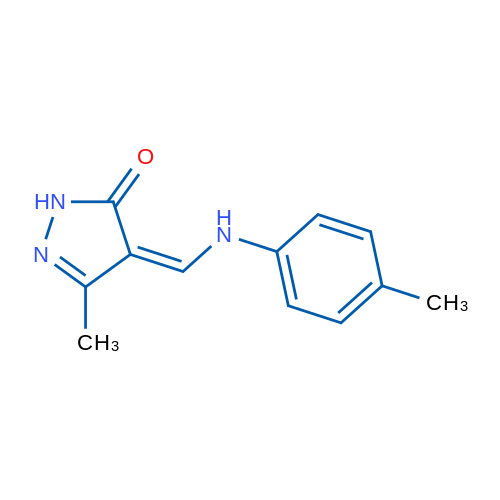 3-Methyl-4-{[(4-methylphenyl)amino]methylidene}-4,5-dihydro-1H-pyrazol-5-one 1g