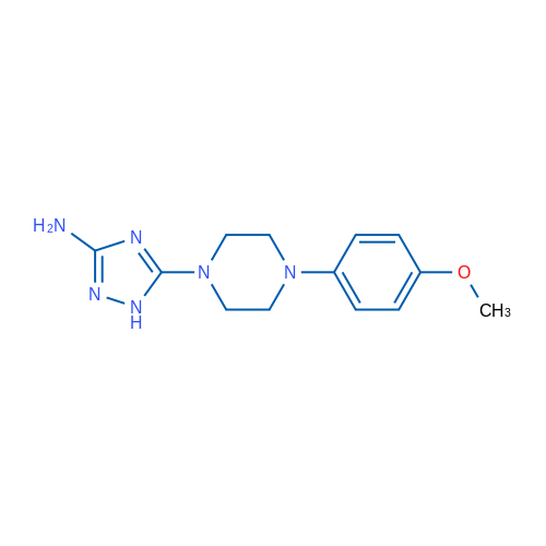 5-[4-(4-Methoxyphenyl)piperazin-1-yl]-1H-1,2,4-triazol-3-amine 1g