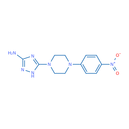 5-[4-(4-Nitrophenyl)piperazin-1-yl]-1H-1,2,4-triazol-3-amine 1g