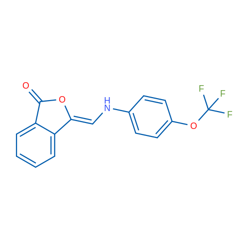 (3Z)-3-({[4-(trifluoromethoxy)phenyl]amino}methylidene)-1,3-dihydro-2-benzofuran-1-one 1g