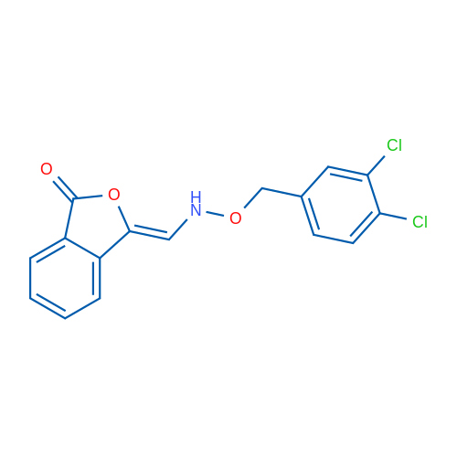 (3Z)-3-({[(3,4-dichlorophenyl)methoxy]amino}methylidene)-1,3-dihydro-2-benzofuran-1-one 1g