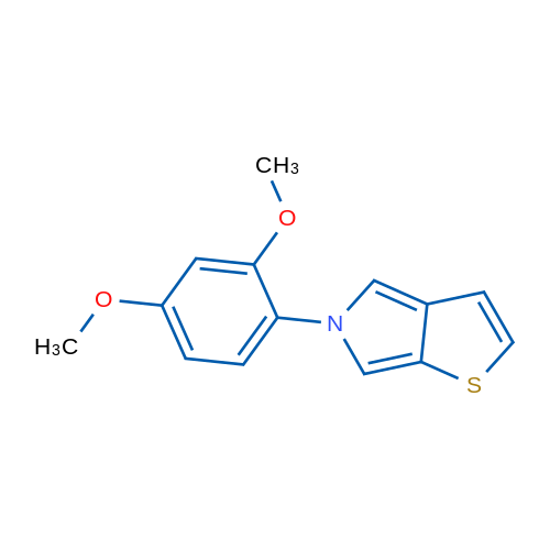5-(2,4-Dimethoxyphenyl)-5H-thieno[2,3-c]pyrrole 1mg