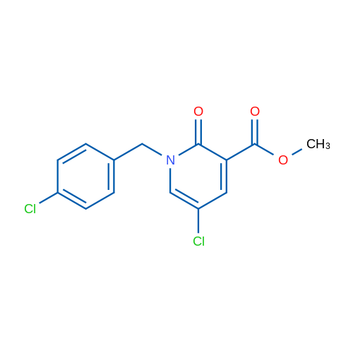 Methyl 5-chloro-1-[(4-chlorophenyl)methyl]-2-oxo-1,2-dihydropyridine-3-carboxylate 1g