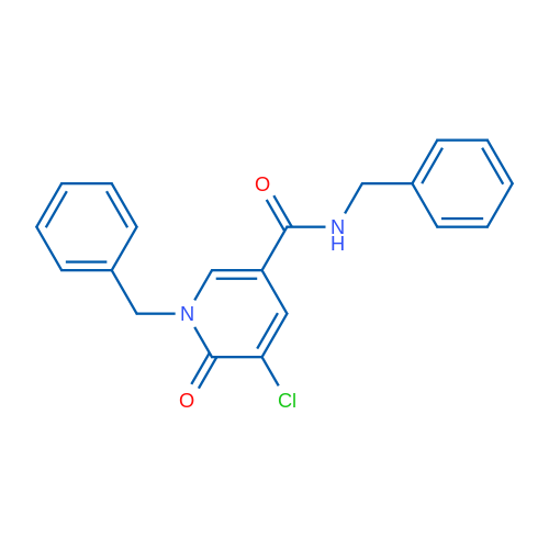 N,1-Dibenzyl-5-chloro-6-oxo-1,6-dihydropyridine-3-carboxamide 1g