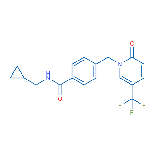 N-(Cyclopropylmethyl)-4-{[2-oxo-5-(trifluoromethyl)-1,2-dihydropyridin-1-yl]methyl}benzamide 1g