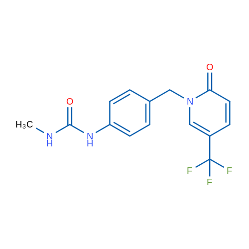 3-Methyl-1-(4-{[2-oxo-5-(trifluoromethyl)-1,2-dihydropyridin-1-yl]methyl}phenyl)urea 1g