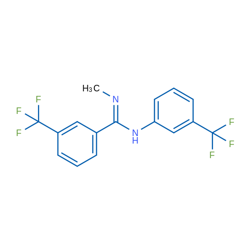 (E)-N'-Methyl-3-(trifluoromethyl)-N-[3-(trifluoromethyl)phenyl]benzene-1-carboximidamide 1g