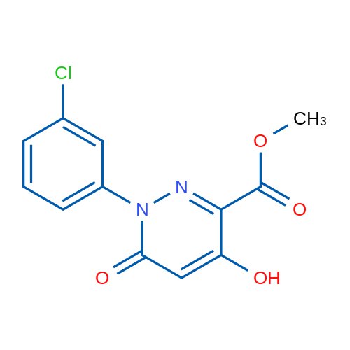 Methyl 1-(3-chlorophenyl)-4-hydroxy-6-oxo-1,6-dihydropyridazine-3-carboxylate 1g