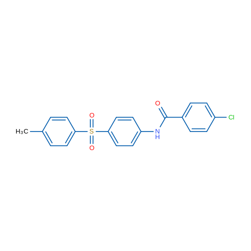 4-Chloro-N-[4-(4-methylbenzenesulfonyl)phenyl]benzamide 1g
