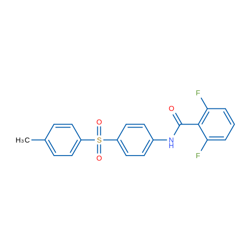 2,6-Difluoro-N-[4-(4-methylbenzenesulfonyl)phenyl]benzamide 1g