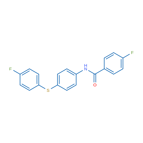 4-Fluoro-N-{4-[(4-fluorophenyl)sulfanyl]phenyl}benzamide 1g