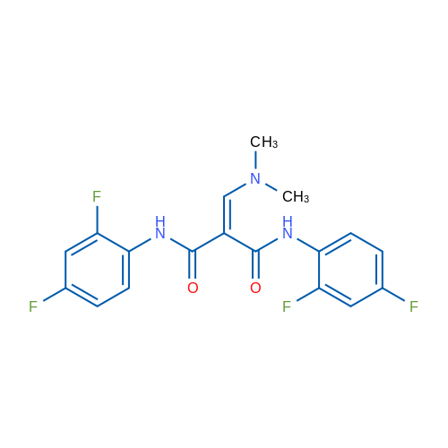 N,N'-Bis(2,4-difluorophenyl)-2-[(dimethylamino)methylidene]propanediamide 1g