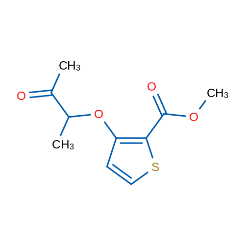 Methyl 3-((3-oxobutan-2-yl)oxy)thiophene-2-carboxylate 5g