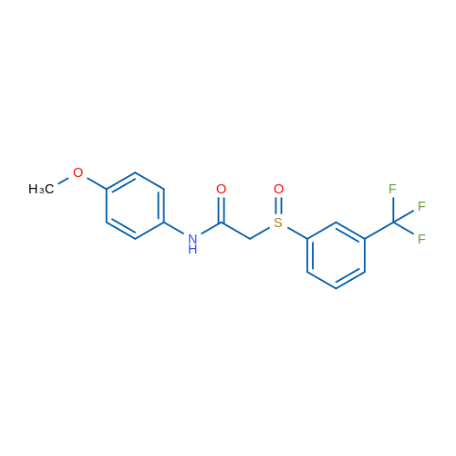 N-(4-Methoxyphenyl)-2-[3-(trifluoromethyl)benzenesulfinyl]acetamide 1g
