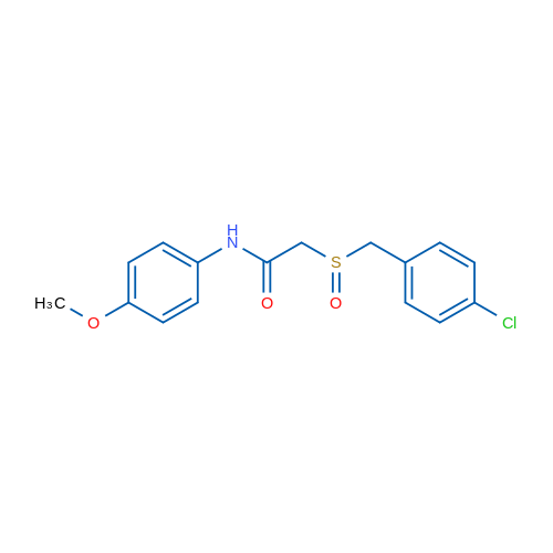 2-[(4-Chlorophenyl)methanesulfinyl]-N-(4-methoxyphenyl)acetamide 1g