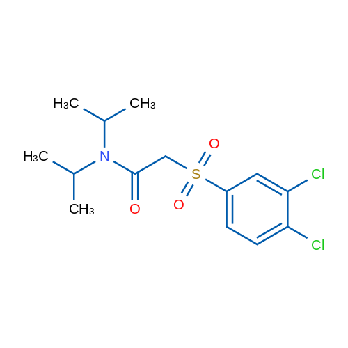 2-(3,4-Dichlorobenzenesulfonyl)-N,N-bis(propan-2-yl)acetamide 1g