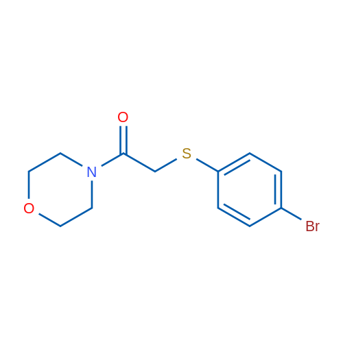 2-[(4-Bromophenyl)sulfanyl]-1-(morpholin-4-yl)ethan-1-one 1g