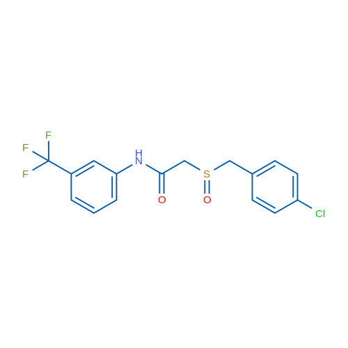 2-[(4-Chlorophenyl)methanesulfinyl]-N-[3-(trifluoromethyl)phenyl]acetamide 1g