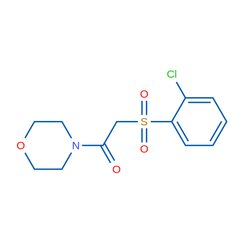 2-(2-Chlorobenzenesulfonyl)-1-(morpholin-4-yl)ethan-1-one 1g
