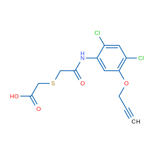 2-[({[2,4-dichloro-5-(prop-2-yn-1-yloxy)phenyl]carbamoyl}methyl)sulfanyl]acetic acid 5mg