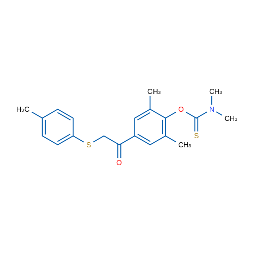 1-(2,6-Dimethyl-4-{2-[(4-methylphenyl)sulfanyl]acetyl}phenoxy)-N,N-dimethylmethanethioamide 1g