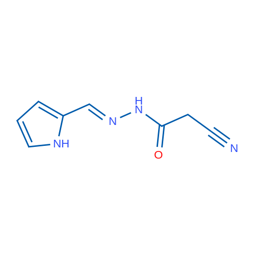 2-Cyano-N'-[(1E)-(1H-pyrrol-2-yl)methylidene]acetohydrazide 1g