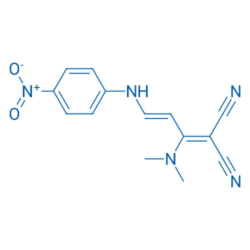 2-[(2E)-1-(Dimethylamino)-3-[(4-nitrophenyl)amino]prop-2-en-1-ylidene]propanedinitrile 1g