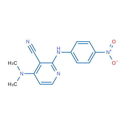 4-(Dimethylamino)-2-[(4-nitrophenyl)amino]pyridine-3-carbonitrile 10mg