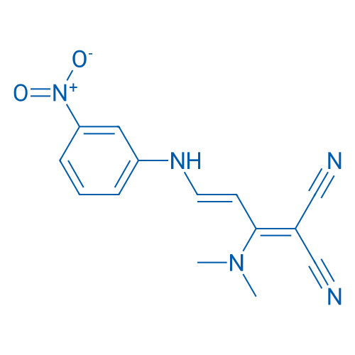 2-[(2E)-1-(Dimethylamino)-3-[(3-nitrophenyl)amino]prop-2-en-1-ylidene]propanedinitrile 1g