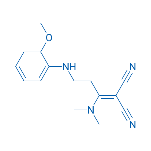 2-[(2E)-1-(Dimethylamino)-3-[(2-methoxyphenyl)amino]prop-2-en-1-ylidene]propanedinitrile 1g