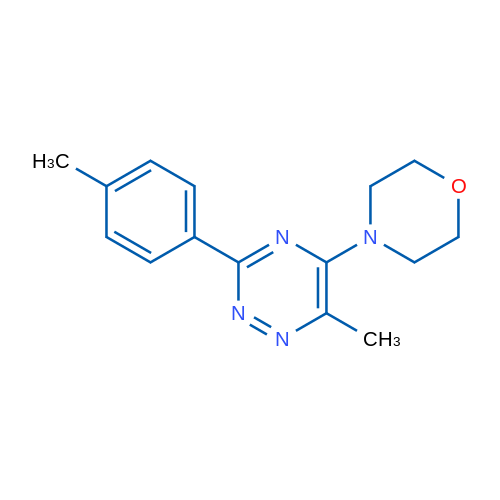 6-Methyl-3-(4-methylphenyl)-5-(morpholin-4-yl)-1,2,4-triazine 1g