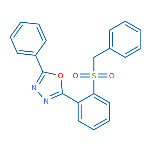2-Phenyl-5-(2-phenylmethanesulfonylphenyl)-1,3,4-oxadiazole 1g