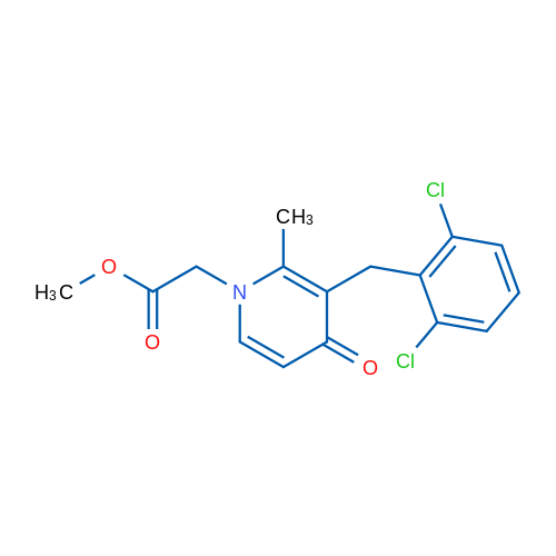 Methyl 2-{3-[(2,6-dichlorophenyl)methyl]-2-methyl-4-oxo-1,4-dihydropyridin-1-yl}acetate 1g