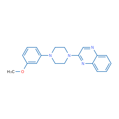 2-[4-(3-Methoxyphenyl)piperazin-1-yl]quinoxaline 1g
