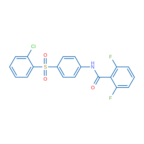 N-[4-(2-Chlorobenzenesulfonyl)phenyl]-2,6-difluorobenzamide 1g