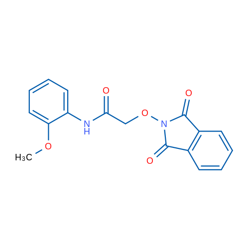 2-[(1,3-Dioxo-2,3-dihydro-1H-isoindol-2-yl)oxy]-N-(2-methoxyphenyl)acetamide 1g