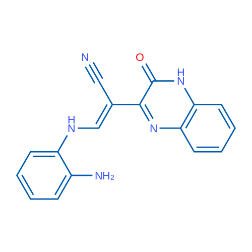 (2Z)-3-[(2-Aminophenyl)amino]-2-(3-oxo-3,4-dihydroquinoxalin-2-yl)prop-2-enenitrile 1g