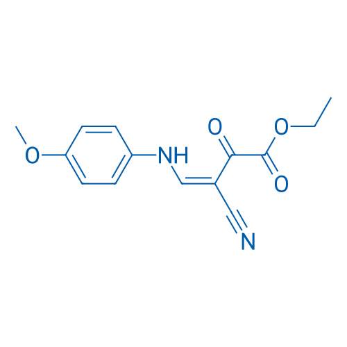 Ethyl (3Z)-3-cyano-4-[(4-methoxyphenyl)amino]-2-oxobut-3-enoate 1g