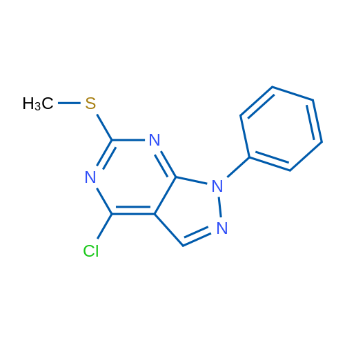 4-Chloro-6-(methylsulfanyl)-1-phenyl-1H-pyrazolo[3,4-d]pyrimidine 1g