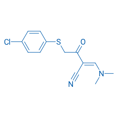 (2E)-4-[(4-Chlorophenyl)sulfanyl]-2-[(dimethylamino)methylidene]-3-oxobutanenitrile 1g