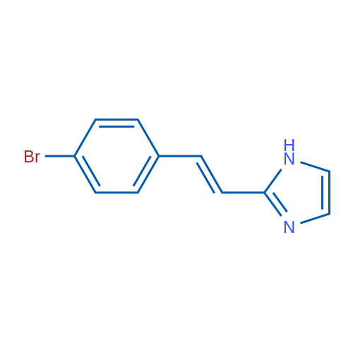 2-[(E)-2-(4-Bromophenyl)ethenyl]-1H-imidazole 1g